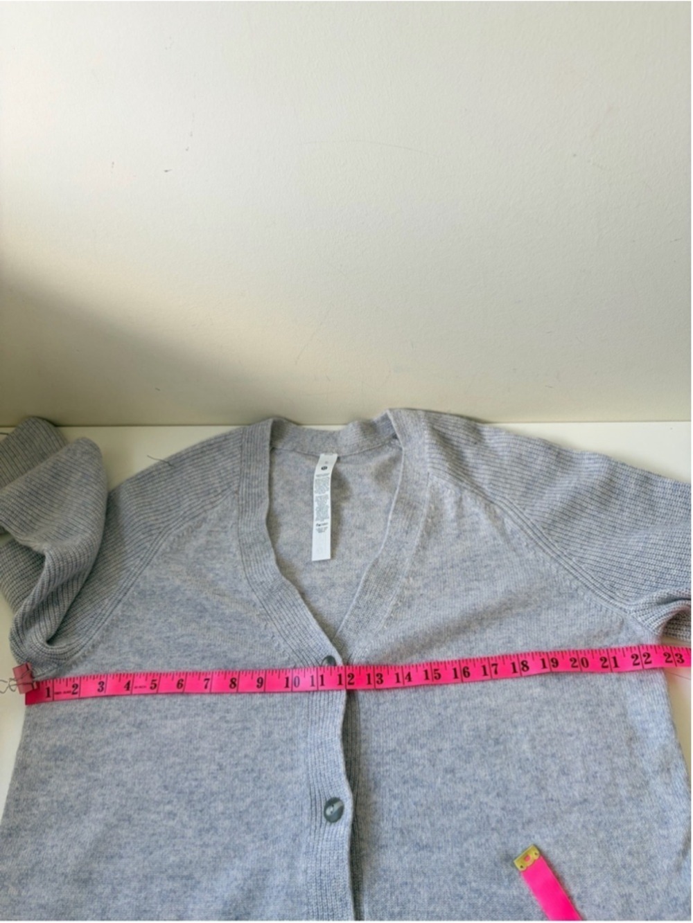 LULULEMON CASHMERE SLIM-FIT CARDIGAN SIZE XL - Picture 11 of 12